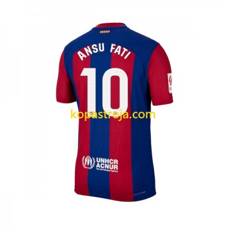 Billiga Fotbollströjor FC Barcelona Ansu Fati 10 Hemma tröja 2023/24 Kortärmad